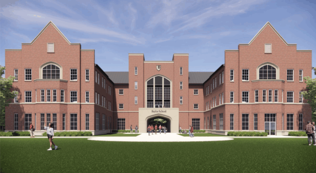 brick school building