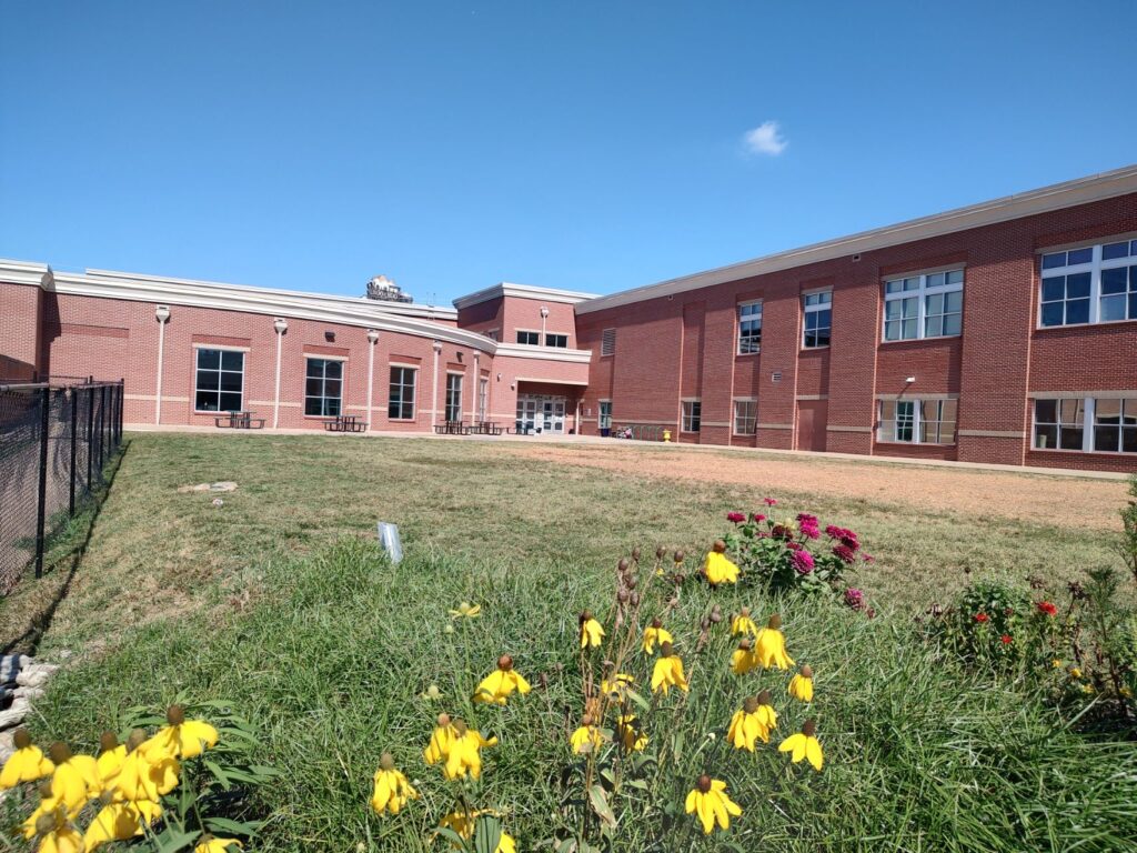 brick school building