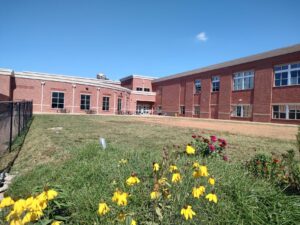 brick school building