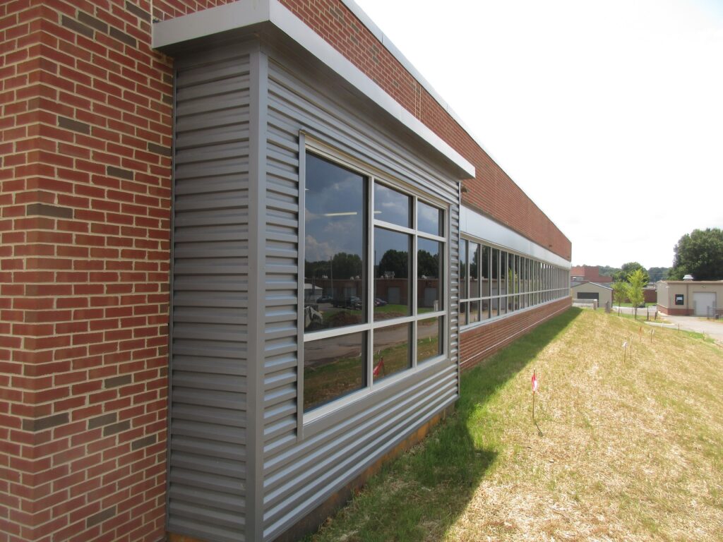 Academic Building Siding and Windows